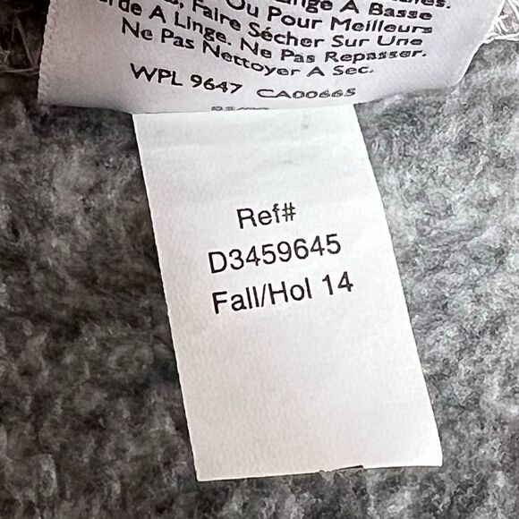 Eddie  Bauer heathered gray full zip 4 pocket fleece jacket size M - Picture 15 of 16